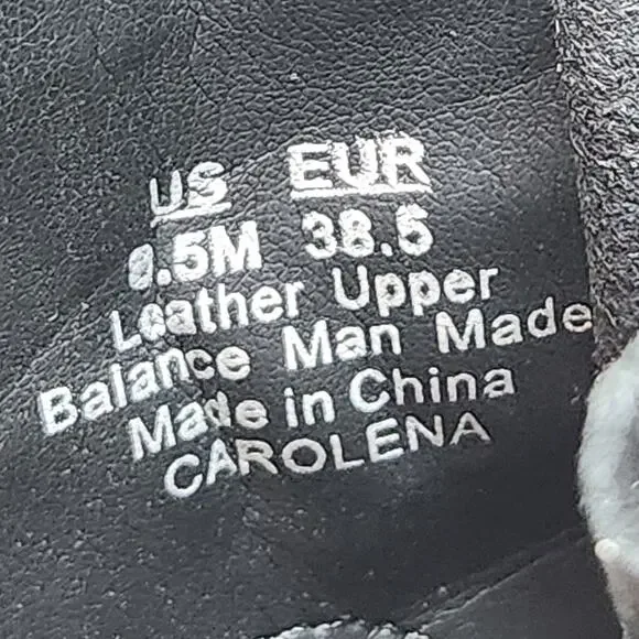 Sam Edelman Womens Carolena Black Suede Biker Lace Up Boots Booties Size 8.5 M - Picture 5 of 9